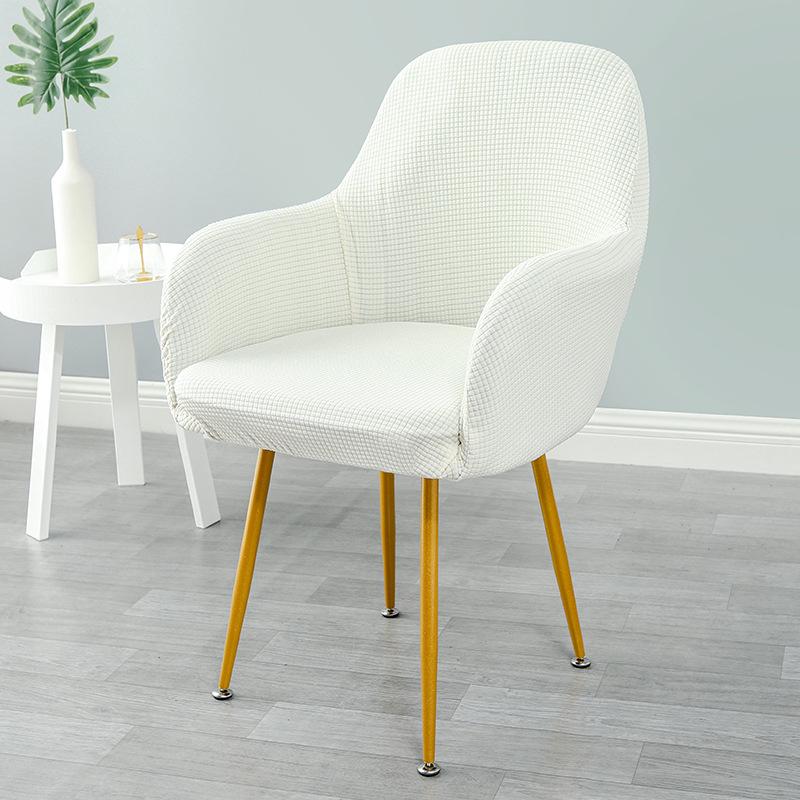 Nordic High Armrest Waterproof Elastic Chair Cover - One-Piece Fabric for Home, Hotel & Restaurant.