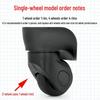 Universal Wheel Replacement for Luggage Suitcase: Leather Caster Rubber Roller Rim Repair Accessories