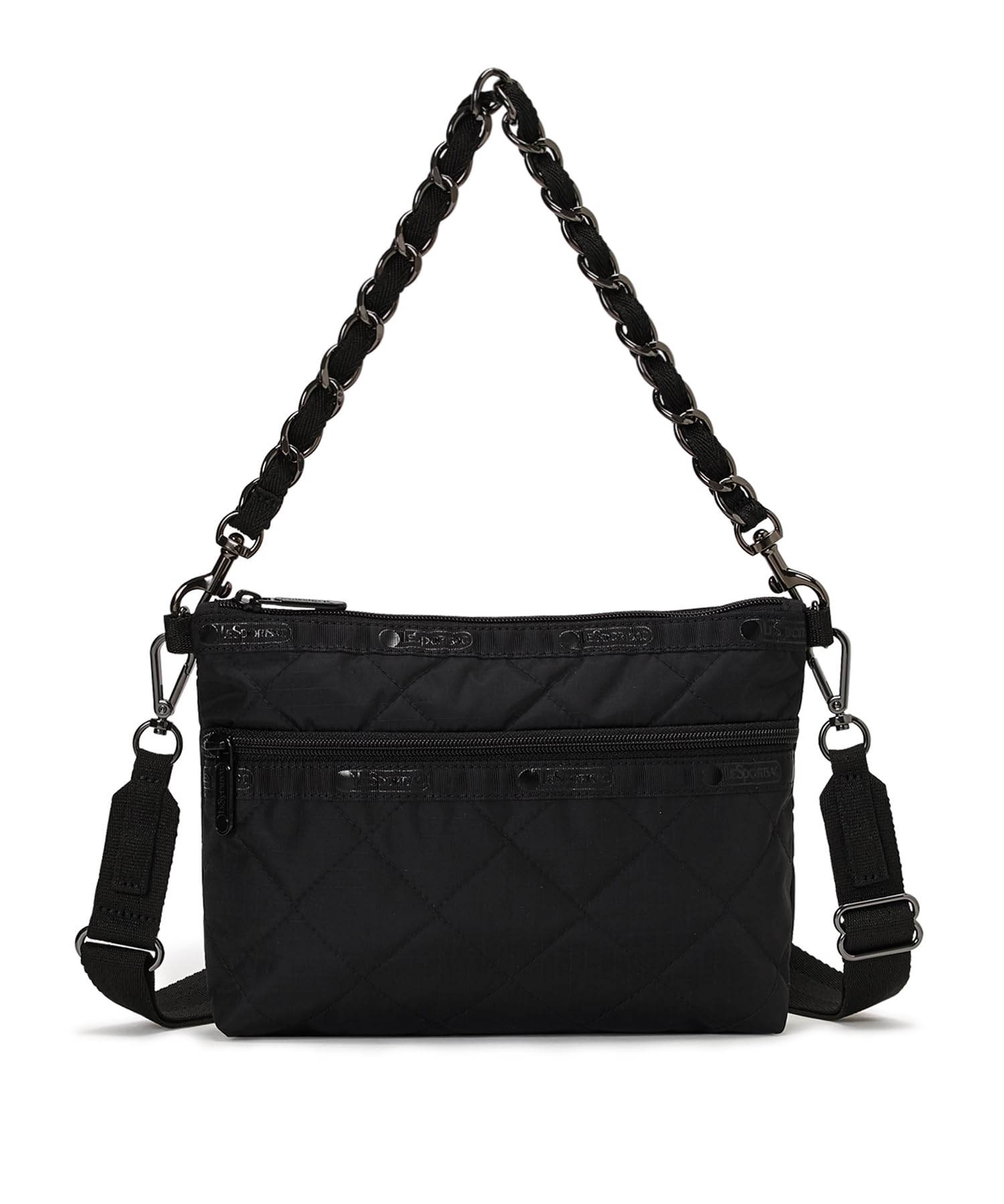 

LeSportsac Official Onyx Chain Quilted Shoulder Bag CHAIN COSMETIC Women s CLUTCH/1638
