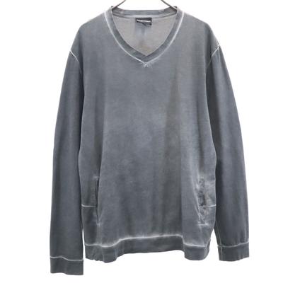 Long Sleeve Pigment Processing Cut XXL Gray Biggs Men's Used