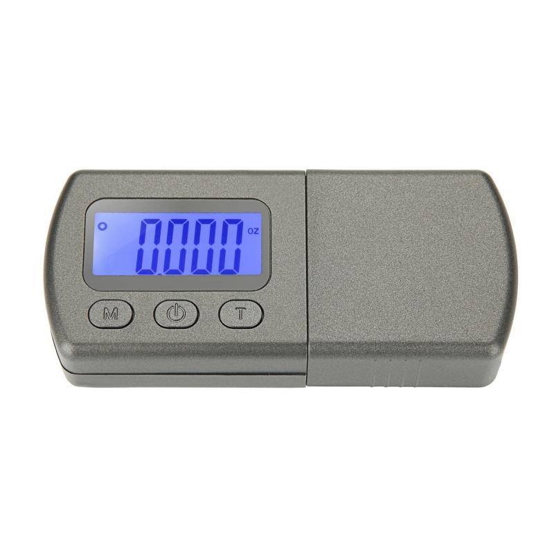 Tragbare digitale Plattenspieler-Nadelkraftwaage Schmuck Vinyl Messgerät 0,01 g/5,00 g LCD-Hintergrundbeleuchtung für Tonarm Tonabnehmer