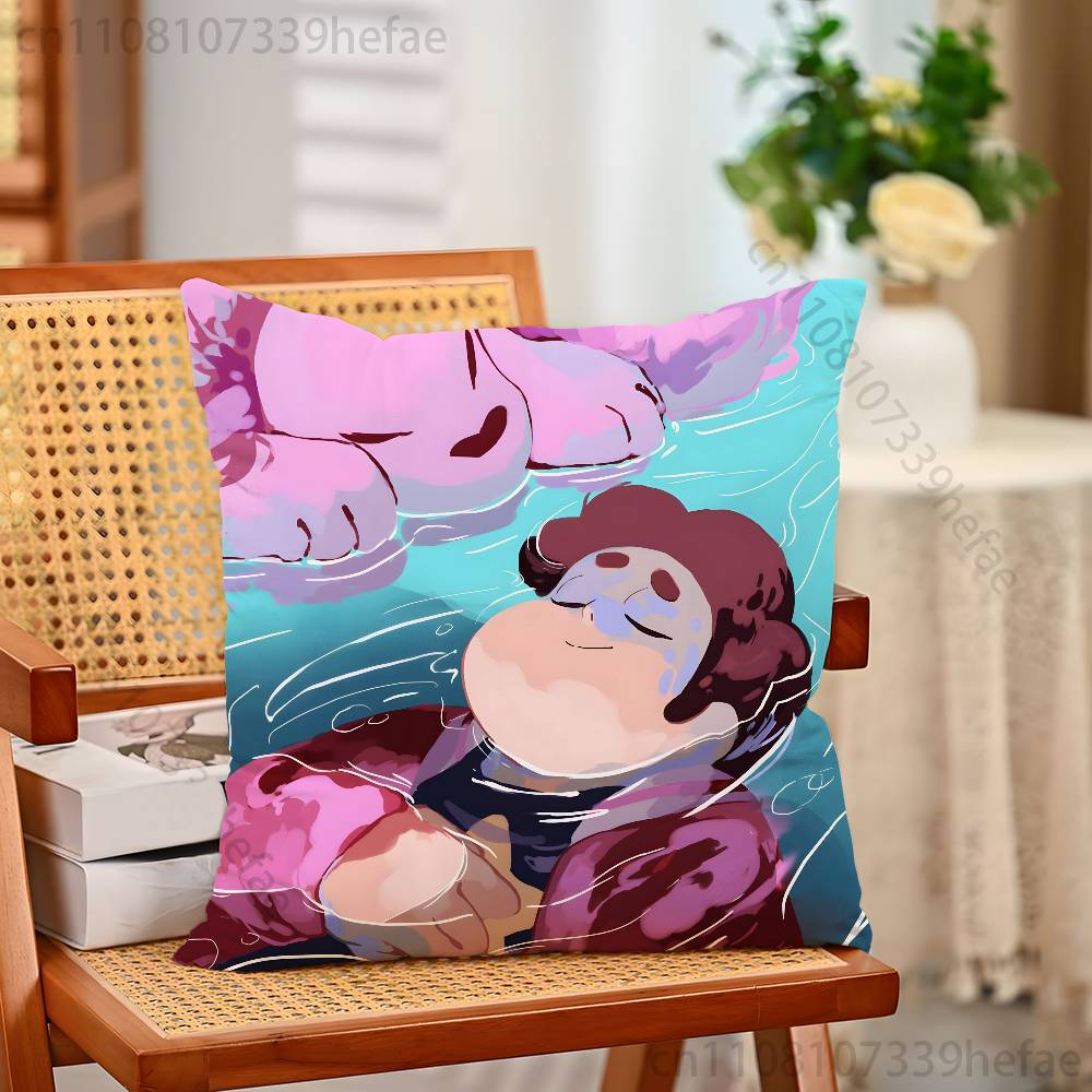 SSteven Universe Pillow Case Plush Pillow Cases Home Decoration Pillow Cover for Sofa Bed Chair Living Room