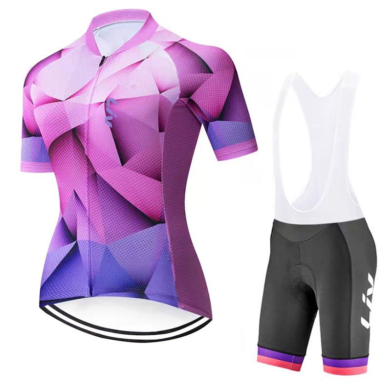 2026 Summer Cycling Suit Set Women's Road Cycling Sports Shirt Moisture Absorbing Cycling Jersey Cycling Bib Cycling Pants