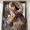 Damen Koreanischer Warmer Baumwoll-Leinen Farbverlauf Schal Herbst Winter Elegantes Vielseitiges Jacken-Nackentuch Langes Weiches Schal Modeartikel