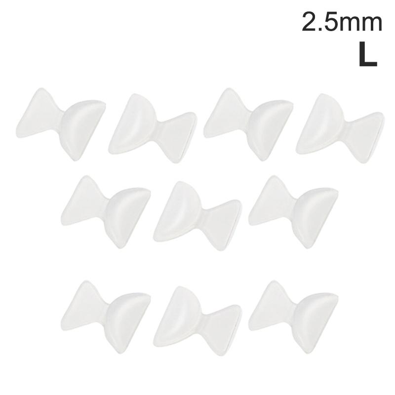5Pairs Eyeglasses Anti Slip Nose Pads Soft Silicone Self Adhesive Glasses Nose Holder Long Lasting Spectacles Nose Support