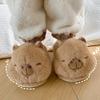 Fashion Women Indoor Fluffy Slippers Winter New Plush Warm Cute Cartoon Shoes Ladies Soft Fur Anti-slip Girls Home Floor Cotton Slippers