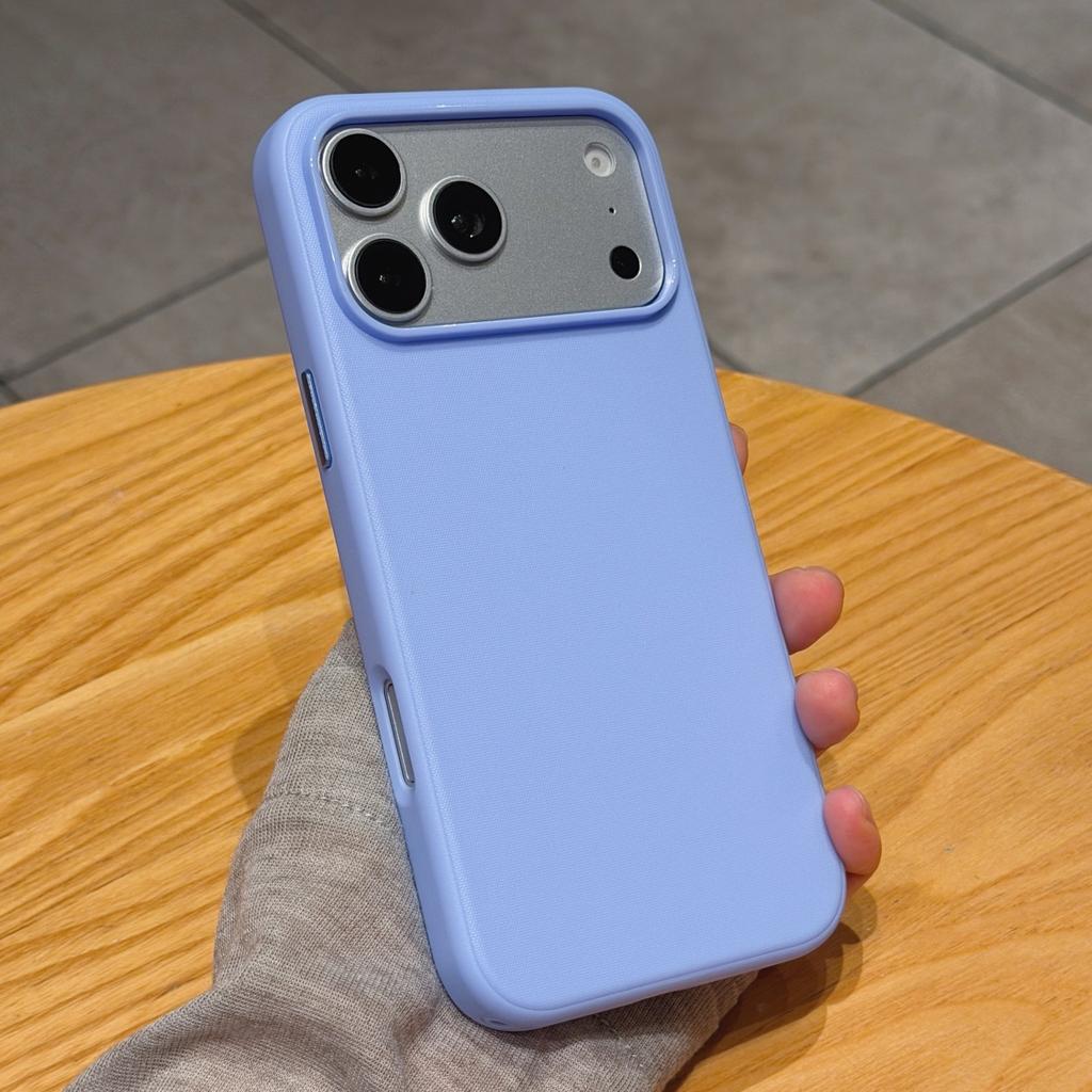 Original Tech Fabric Soft Silicone TPU Phone Case For iPhone 18 17 16 15 14 13 12 11 18 Pro Max Matte Anti-Slip Shockproof Cover