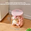 Children Chair Plush Toy Container Doll Box Basket Artifact Transparent Bucket Plastic Storage Stool