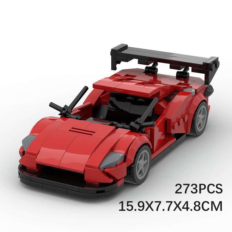 

Совместимый MOC Ferrari 458 GT3 Серия Скорость Конструктор Игрушка