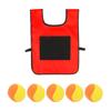 Interactive Outdoor Sticky Ball Vest Set for Kids and Families Adjustable Design for All Ages