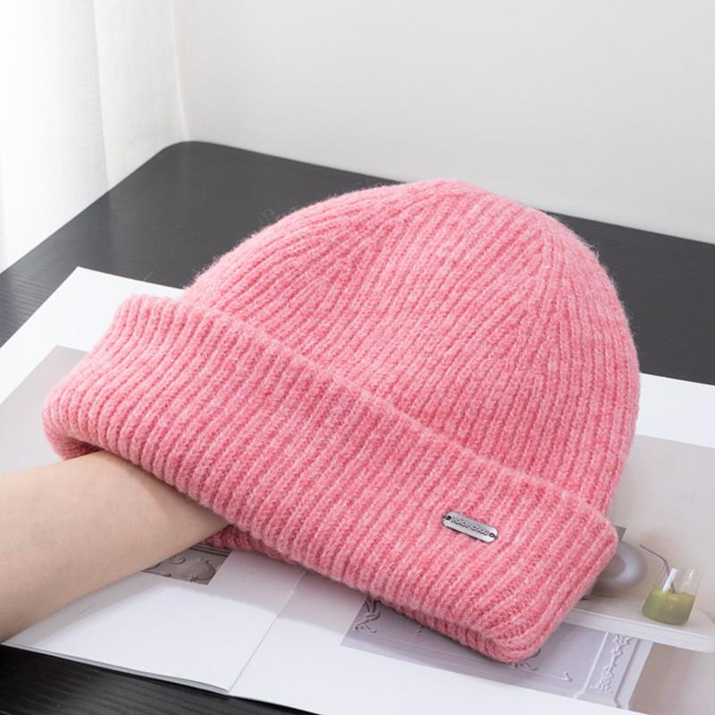 Wool Knit Hat For Women Autumn Winter Breathable Warm Ear Protection Fashion Casual Stylish Ol