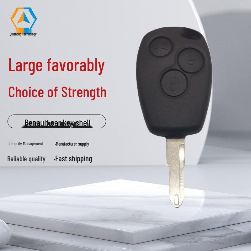 

Renault 3-Button Key Shell with 206 Blade