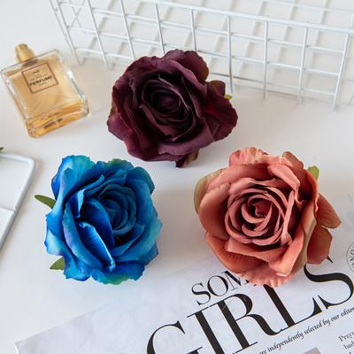 Artificial Flowers Silk Roses Scrapbook Courtyard Arch Wedding Bridal Bouquet Home Vases DIY Dress Decorative Products Accessory