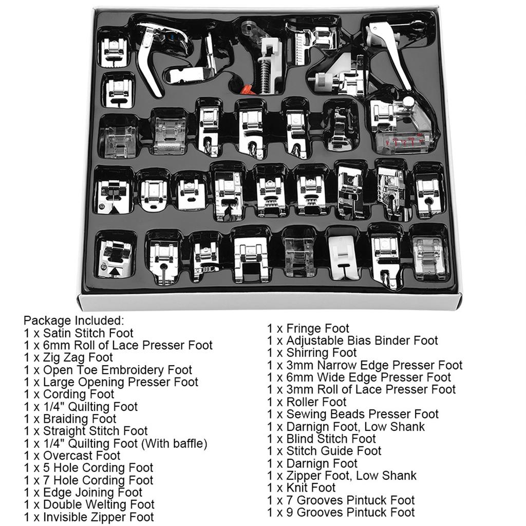 Sewing Machine Accessory Presser Feet Kit /set Stitching Walking Foot Presser Feet Kit Household Sewing Machine Accessory