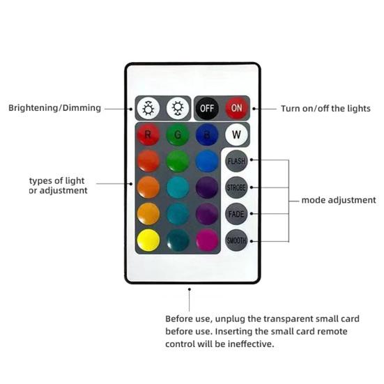 Projector Lamp Warm Ambient Light with 16-Color Crystal Effects And Remote Control Dynamic Wave Projector Dual Lampshades for Bedroom Decoration Mood