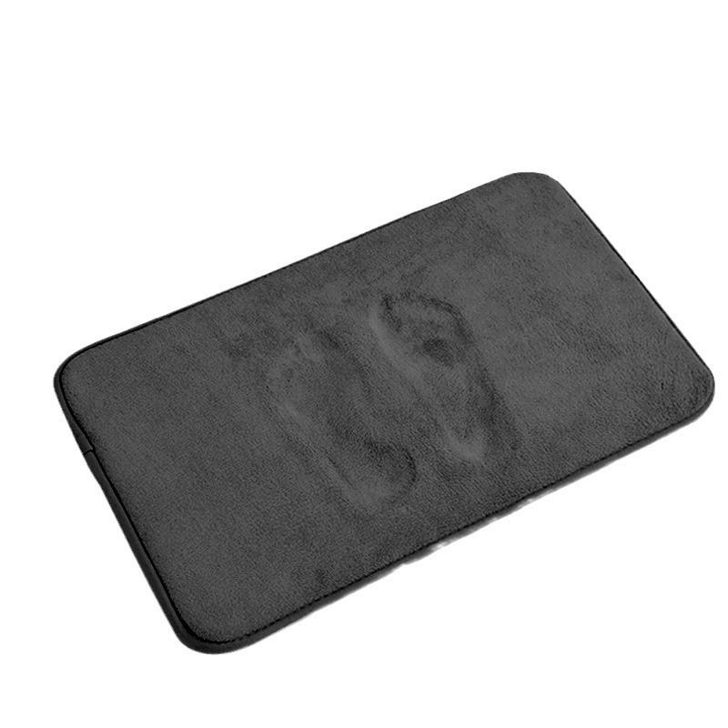 Beige Memory Foam Bath Mat Soft Non-Slip Absorbent Bathroom Rug Ideal for Shower Bathroom Decor Bath Mat Great for Bathroom