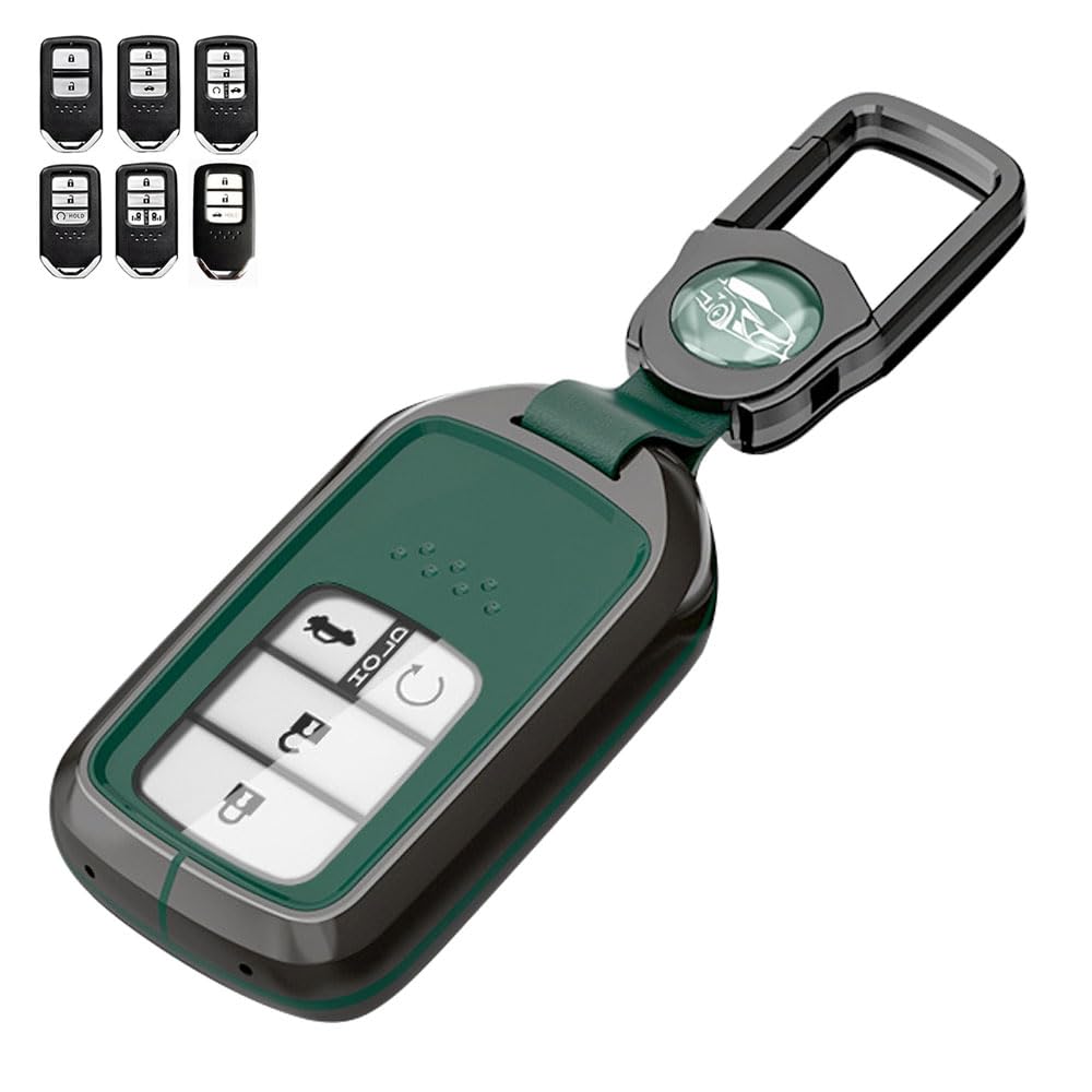 [LETINGFAR] Key Case for Honda Smart Key Case Fitted Key зелёный