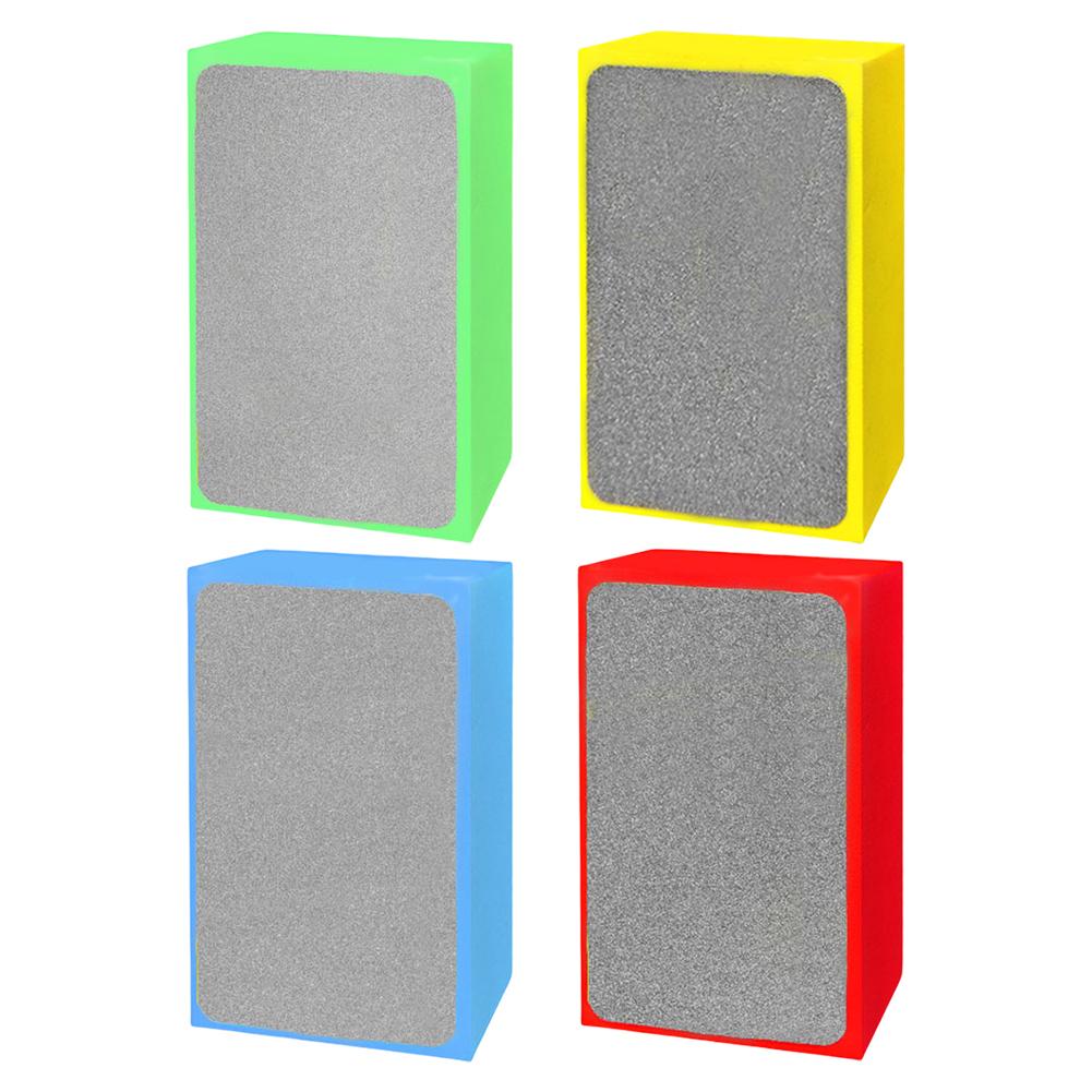 4Pcs Tile Glass Grinding Block Pad Stone Marble Polisher Tools Ceramic Polish Tool for Glass Burr Removal Metal Polishing