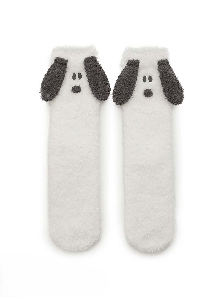 

PEANUTS SNOOPY Socks PWGS251519 OWHT [Gelato Pique] Women s