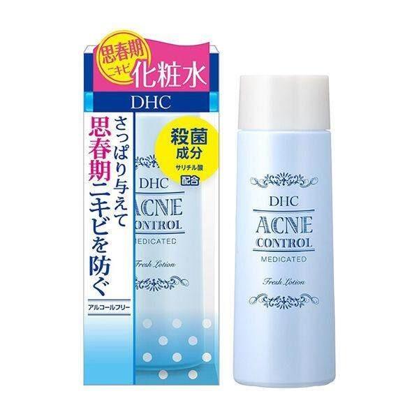 DHC Medicated Acne Control Fresh Foaming Wash 130g  Fresh Facial Lotion 160ml  Spot Essence EX 15g