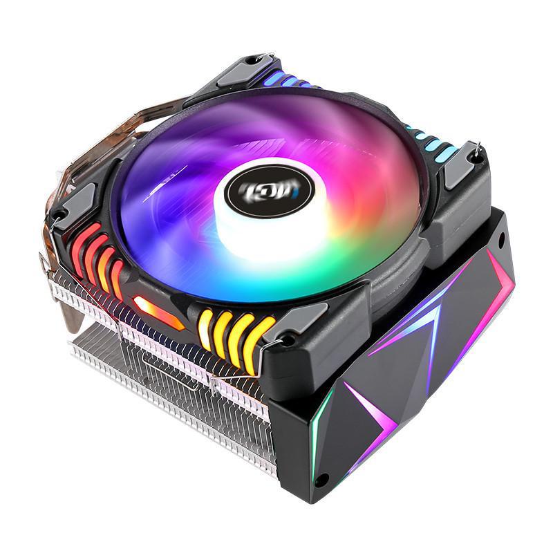 12cm Multi-Platform CPU Cooling Fan with Radiator and RGB Sync for Intel 1155/AMD