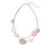 Circular Women's Necklace Irregular Neck Pendant Jewelry Colorful Choker  Women