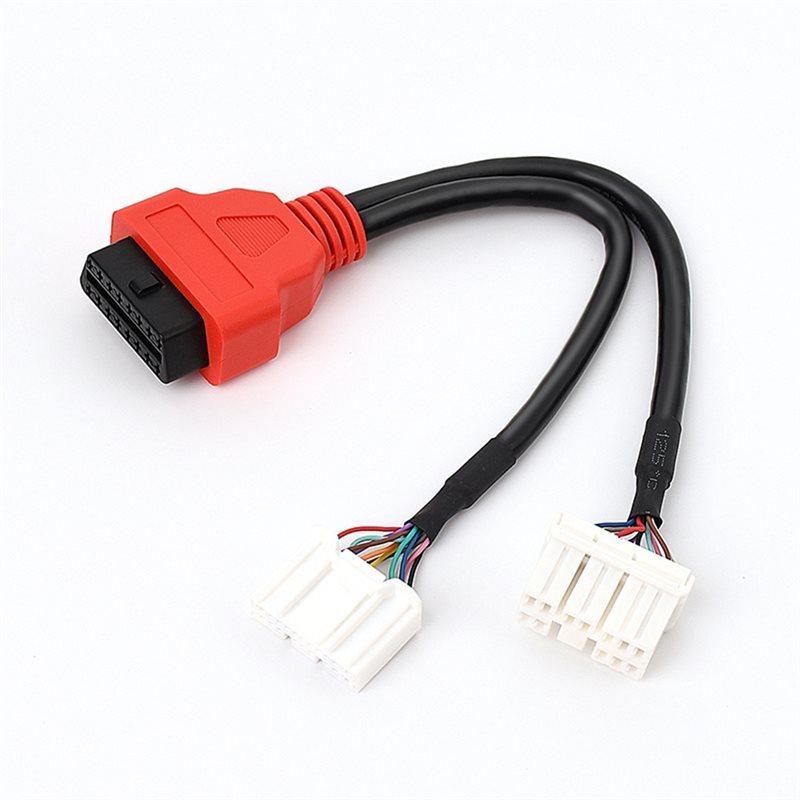 For Tesla Model 3,Y S,X 20+ 12 Pin To 16 Pin OBD2 Connector Splitter Cable- TCAN003/For Autel Scanner Maxisys Ultra Elite II PRO