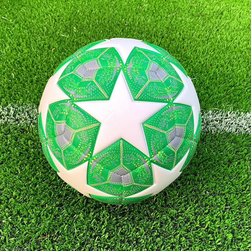 Size 5 Champion League Premier Football: Durable Training/Match Ball for Middle School Students.