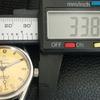 Titoni AIRMASTER TITOFLEX HANDAUFZUG VINTAGE SCHWEIZER HERREN GELBE UHR a705115-1