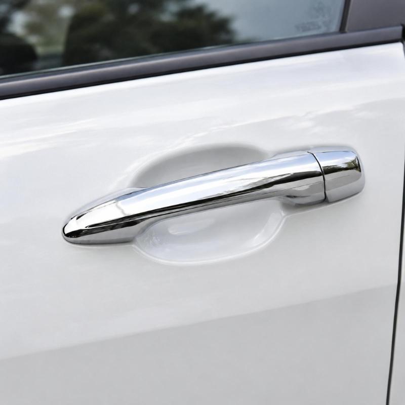 Vehicle Exterior Handle Replacement in Bright Reflective Metal, Check Part Number 69210 58010 and Original Structure