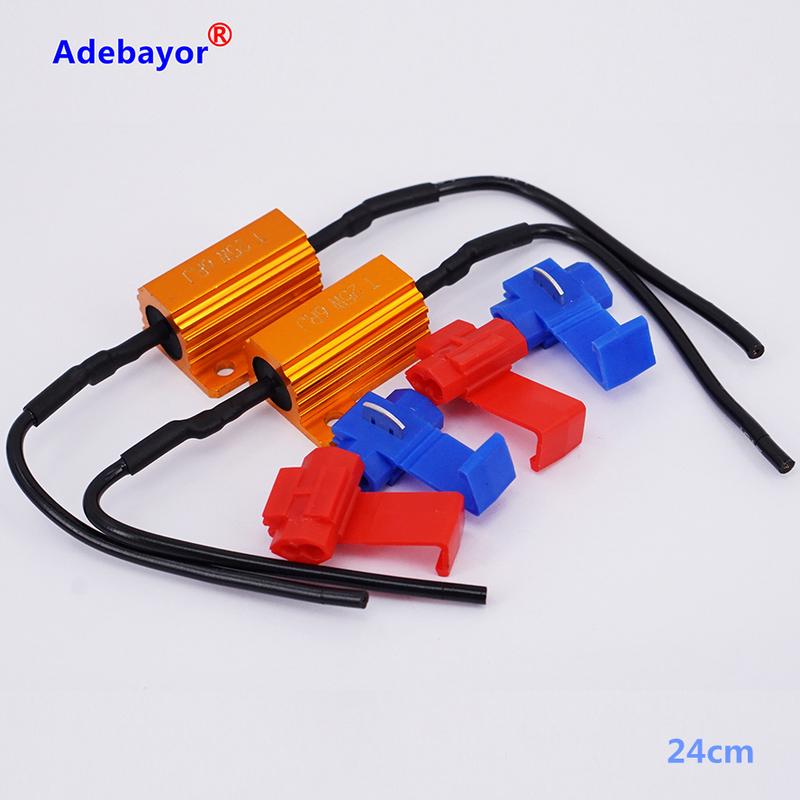 4PCS/set 25W 6ohm Load Resistor 12V Resistance for Car LED Flash Indicator Controller CANBUS Problem FREE SHIPPING Adebayor