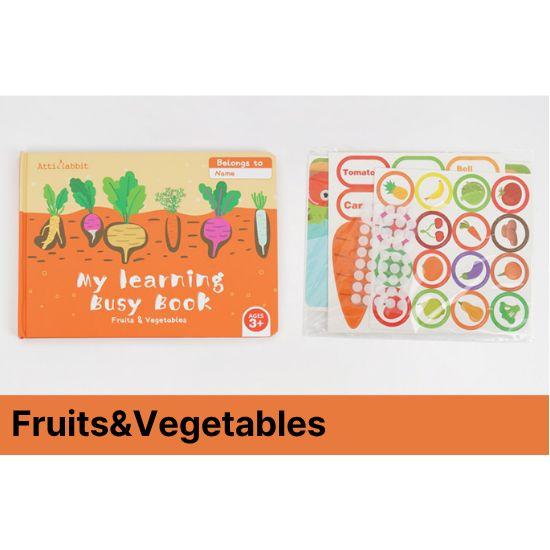 

Atti Rabbit Self Directed Language Learning My Learning Busy Book Fruits&Vegetables