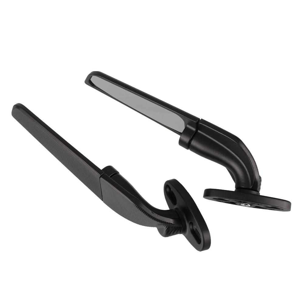 Motorcycle Wind Wing Rearview Mirror Adjustable Rotation Suitable for Kawasaki Ninja Ducati 899 Yamaha R15 Honda Suzuki GSXR1000