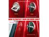 Deselen Stainless Steel Car Door Lock Cover Protector for Toyota Corolla Yaris and Pack of 4 -DLC-TOY02- Levin, Camry, Corolla, EX, Vios, RAV4, L,