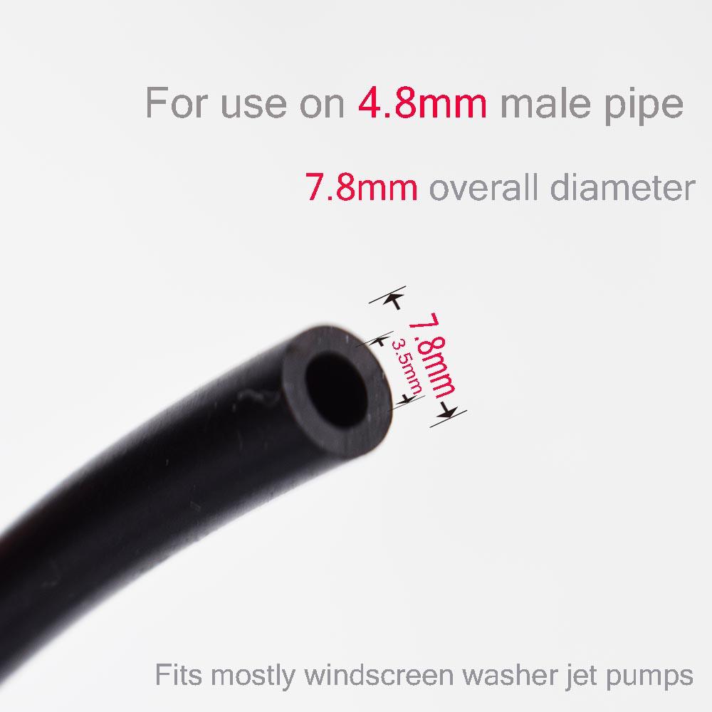 Windshield Washer Fluid Nozzle Connector Hose For Dodge Charger Jeep Chryslr RAM