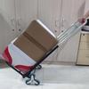 Heavy Duty Folding Stair Climbing Trolley, 3-Wheel All-Terrain Cart with Metal Frame, Ergonomic Handle, for Warehouse & Home Use