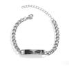 Braccialetto Foto Occhi Personalizzati Braccialetti con Foto Occhi Incisi Occhio dell'Amante Acciaio Inossidabile Regalo Gioiello per San Valentino