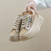 Weiße Schuhe für Damen Frühling Neue Studenten Koreanischer Stil Ins Trendy All-Match Dicke Sohle Board Schuhe Sportliche Freizeitschuhe Q057