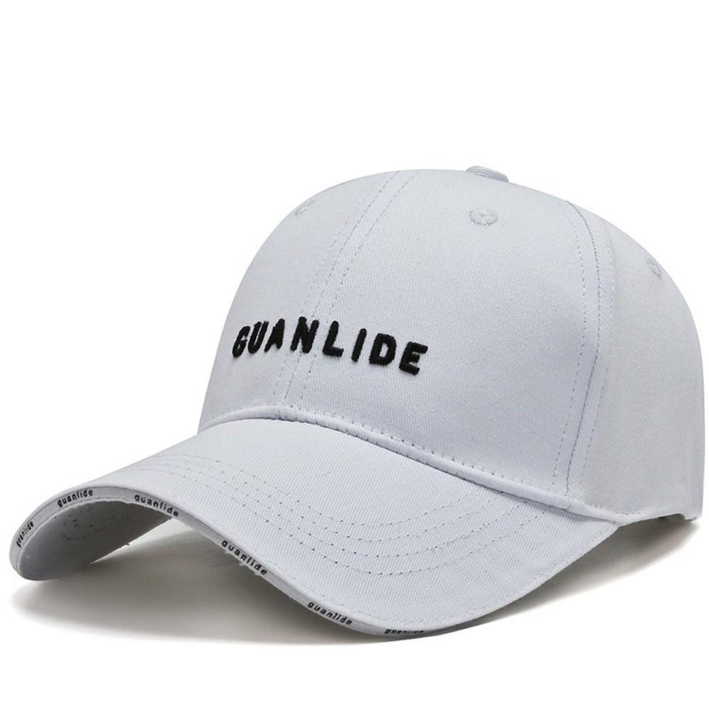 New Adjustable Baseball Cap Breathable Soft Top Peaked Cap Embroidered Design Wide Brim Cap for Spring Summer Season