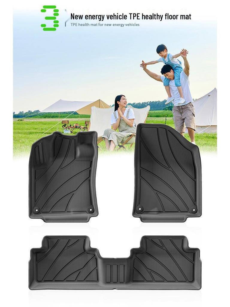 Fits Model 22-24 BELGEE Bin Yue X50/Proton X50 Full Coverage TPE Car Floor Mats