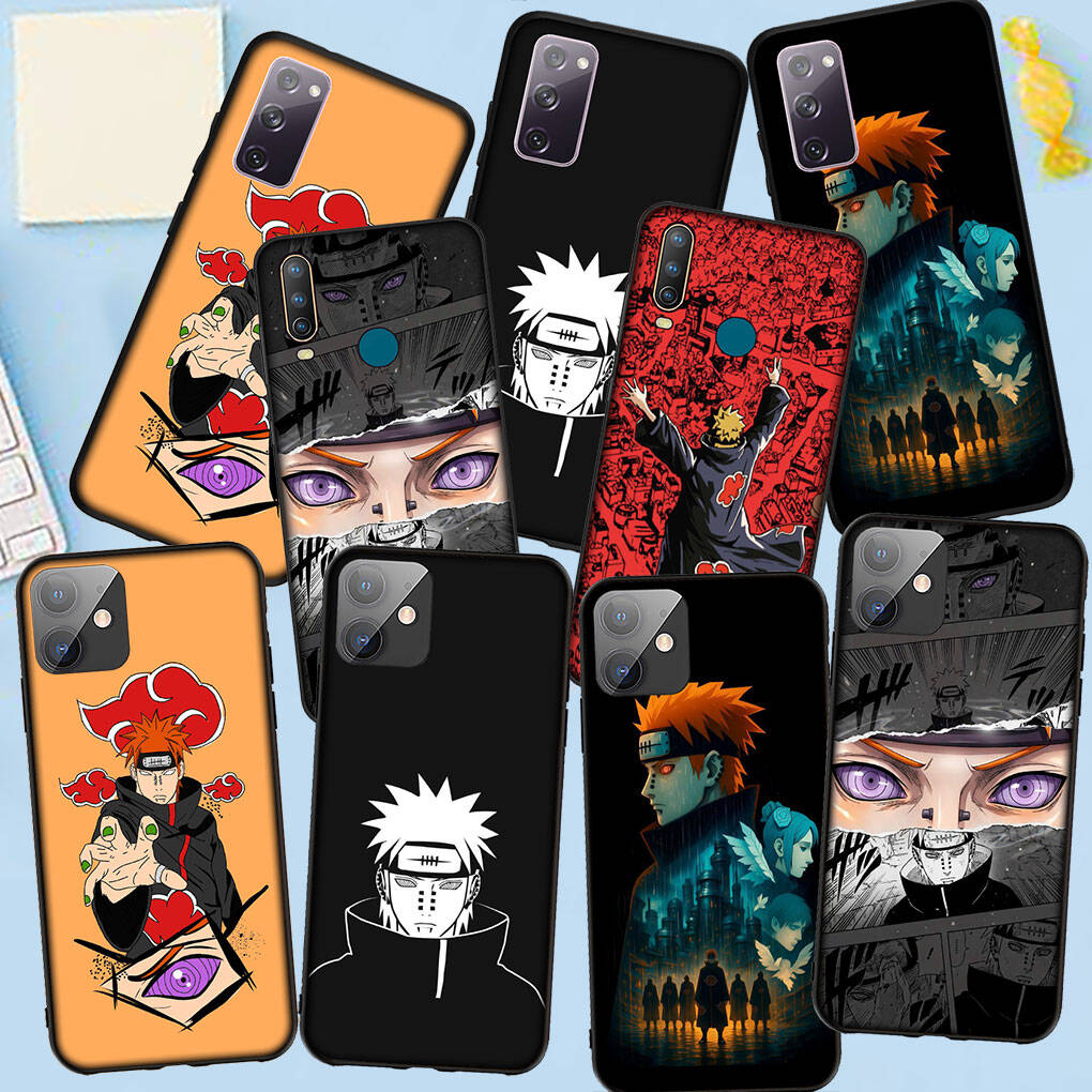 Case for iPhone 17 15 16 Plus Xiaomi Poco X7 X6 F8 F7 M8 C85 C75 C71 Redmi Note 14 12 11 13 Pro Max A4 14C 13C 15C Pain Comics Narutos Akatsuki Cover
