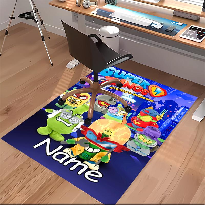 Custom Personalization SuperZings Print Area Rug - Soft, Washable Non-Slip Indoor Mat,Living Room,Home&Office Decorative Rug