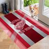 Soft Floor Carpet Detroit Red Wings Pattern Area Rug Decorative Mat For Home Room Decoration