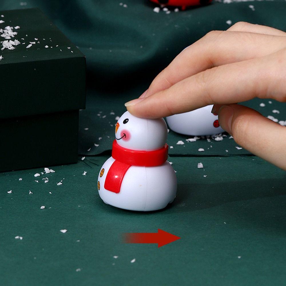 Christmas Tree Snowman Car Toys Decoration Santa Vehicle Toy Christmas Pull Back Car  Kindergarten