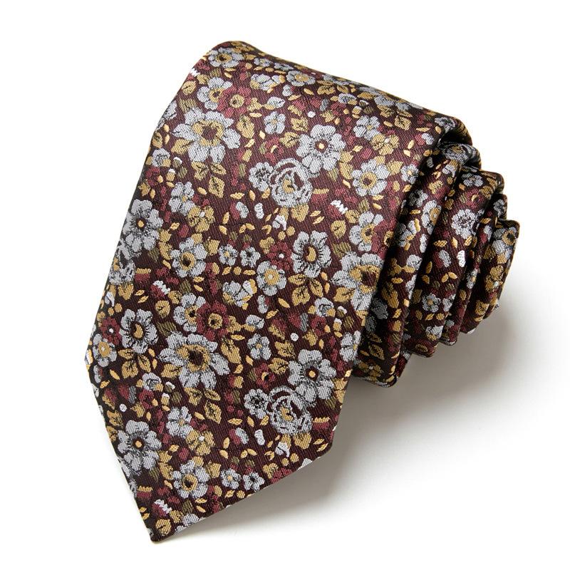 Men'S Business Tie Hand-Typed Professional Dress Interview Tie Men'S Polyester Silk