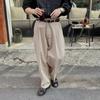 Men Loose Straight Double Pleated Casual Workwear Suit Long Trousers