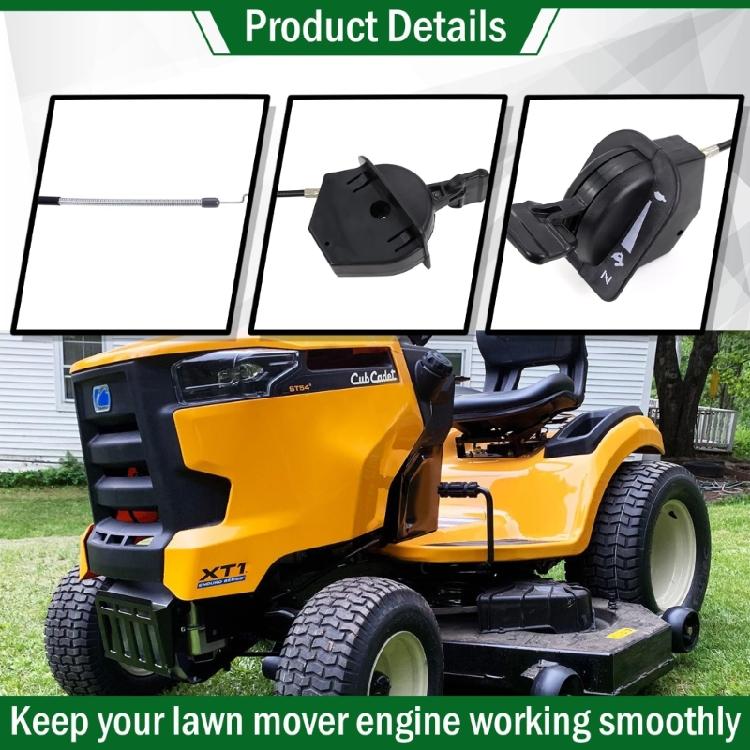 Weatherproof 51 Inch Throttles Linkage Cable Anti Coating Strong Strength Mower Throttles Cable 746P06891 for Mower