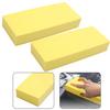 2Pcs PVA Water Absorbing Sponge Foam Block Washing Cleaning Tool For Car Gently Rub The Sponge Over Dirt, Smudges, And Scuff Mar