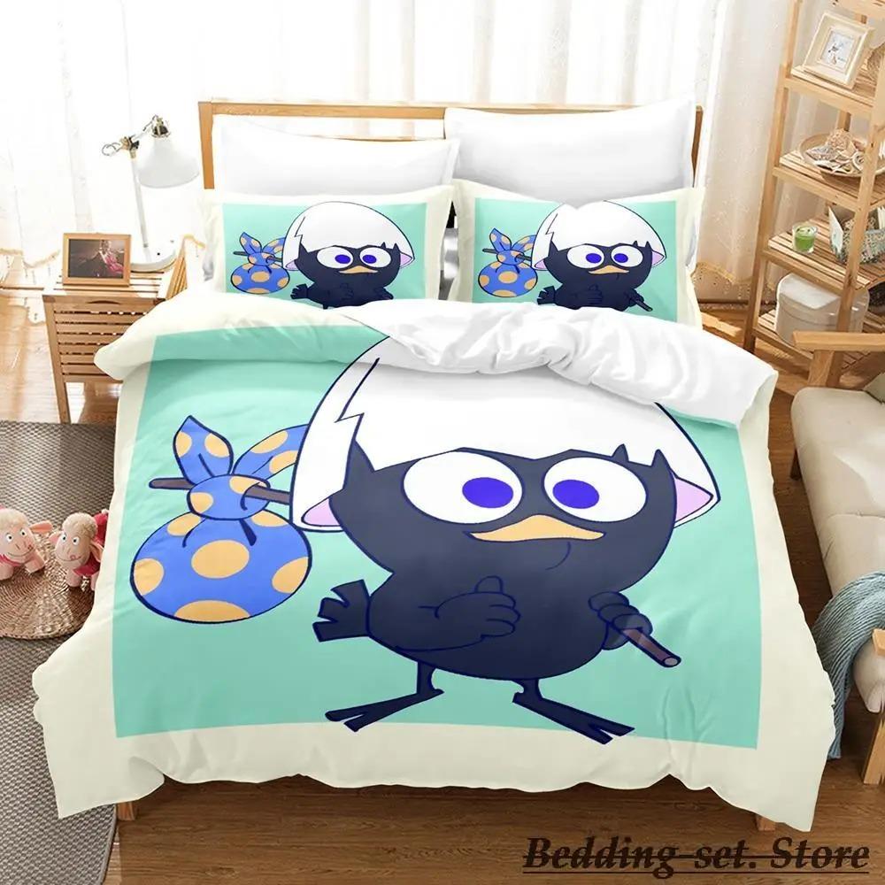 Calimero Bedding Set Single Twin Full Queen King Size Bed Set Aldult Kid Bedroom Duvetcover Sets 3d Anime Kawaii Bed Tool