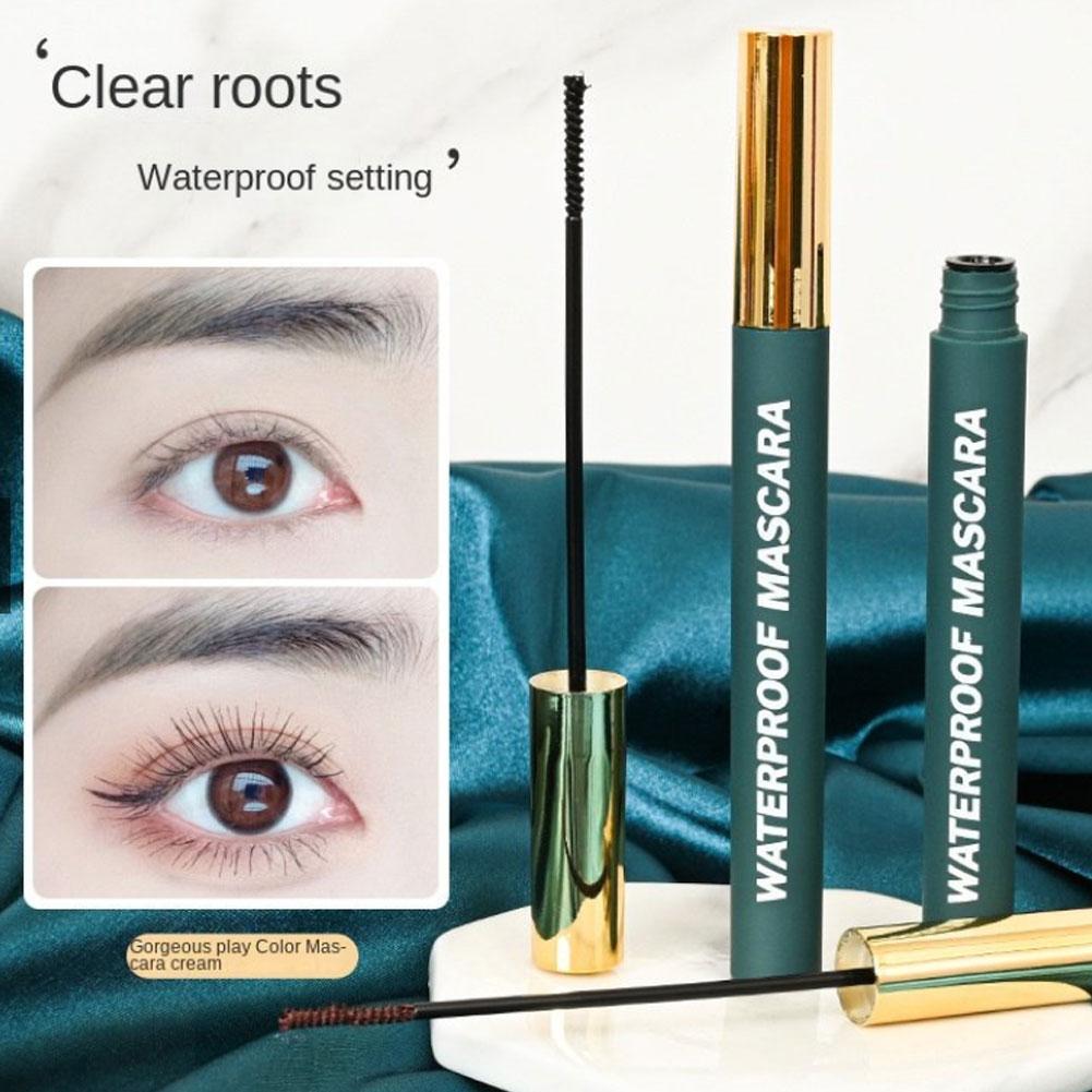 Waterproof Makeup Lash Long Thick Curly Eyelashes Classic Color Long Skinny I9H4 Mascara B7O6